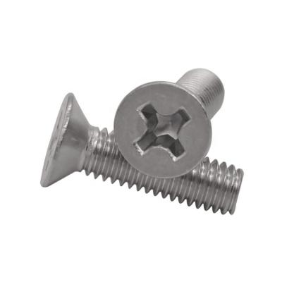 China General Industry DIN965 Stainless Steel Cross Recessed Countersunk Head Screws for sale