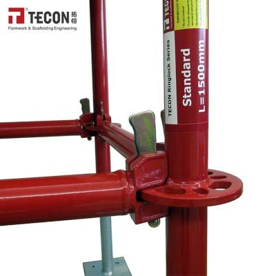 China Contemporary Steel TECON Ringlock Scaffolding System With Powder Coated for sale