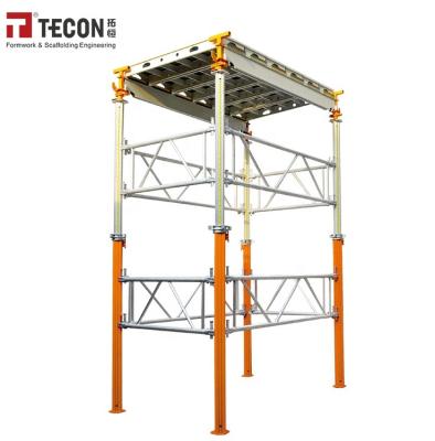 China Aluminum Panel Slab Formwork System With Aluminum Scaffold Extension Shoring Standard Aluminum Prop for sale