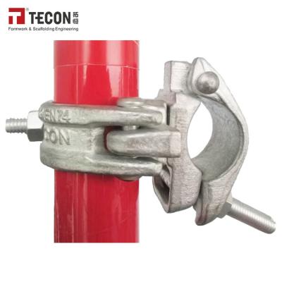 China High Quality Flexible Drop Forged Steel Pipe / Tube Standard Scaffolding TECON BS1139 English Double Coupler for sale