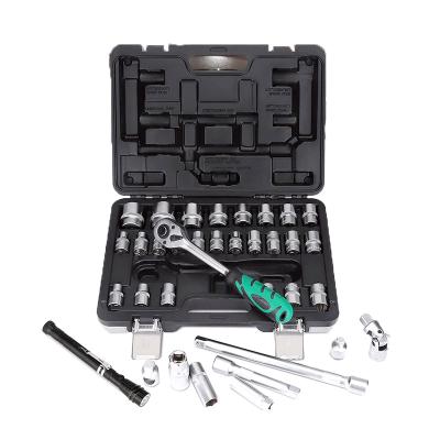 China Repair Handtool Professional Socket Wrench Set Tool Set Ratchet Wrench Spanner for sale