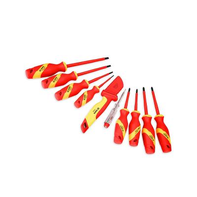 China Repair Handtool Hot Selling Insulated Steel Slotted Phillips Head Screwdriver Bit Electrical Hand Tools Sets for sale