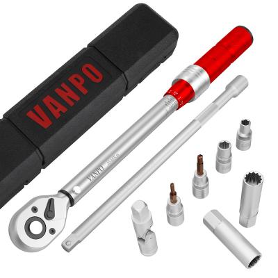 China Repair Handtool 1/2 Inch Drive Click Torque Wrench For Car Truck Wheels for sale