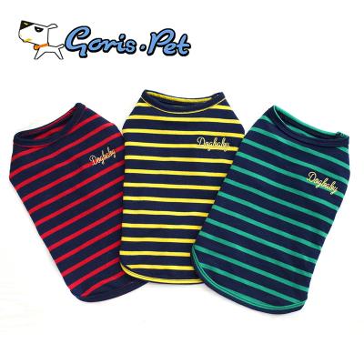 China Viable Wholesale GorisPet Spring And Summer Comfortable Clothes Small Dog T-Shirts for sale