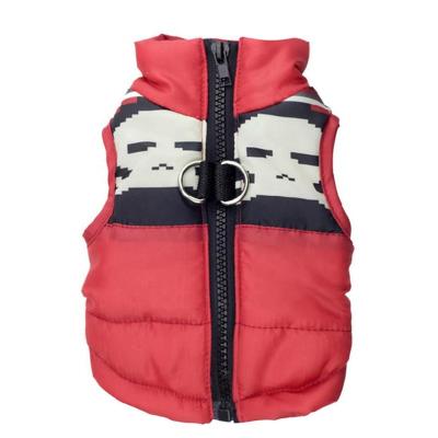 China Viable Winter Skull Pattern Hunting Dog Harness Warm Cool Vest for sale