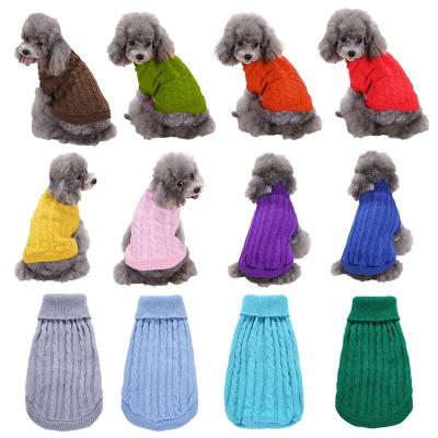 China Plain Viable Warm Color Hand Knitted Dog Sweater XXXL 12 Large Colors Available for sale