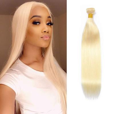 China NEW 613 Blonde Silky Straight Wave Virgin Hair, 613 Cuticle Aligned Hair Bundles With Frontal, Blonde 613 Virgin Hair Bundles With Closure for sale