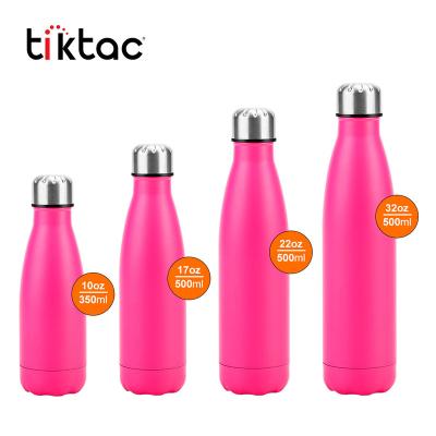 China Sustainable BPA Free Custom Double Wall Stainless Steel Insulated Drinks Water Bottle for sale