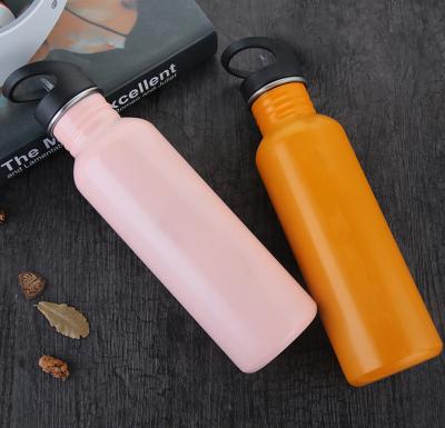 China Sustainable Aluminum Sports Custom Logo Printed Drink Camping Water Bottle for sale