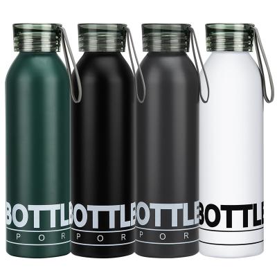 China 2020 hot sale custom logo 650ml outdoor sport aluminum water bottle viable for sale