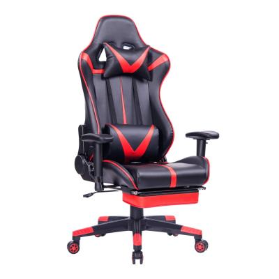 China Comfortable Adjustable (Height) Home Office Gaming Chair Gaming Chair PC Computer Gaming Chair With Footrest Convertible Game for sale