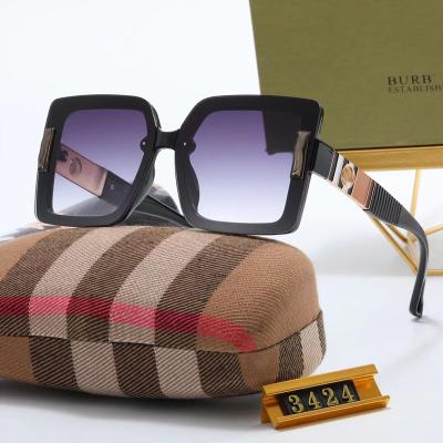 China Luxury Designer Sunglasses Frameless 3424 Fashion Sun Glasses Women's Toad Sunglasses Brand Leisure Sunglasses for sale