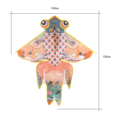 China Polyester Goldfish Kite,kites for adults kite flyer, The Kite Factory Hot Sale Cheap Promotional Polyester Kites OEM Customized Logo Color for sale