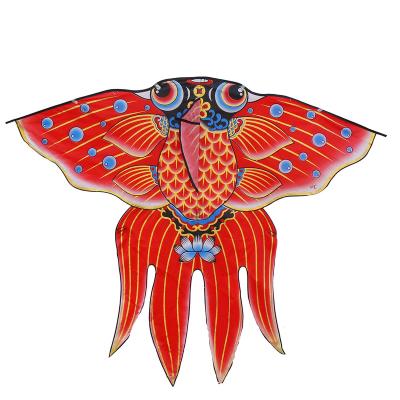 China Polyester 1.2m Red Goldfish Kite,China The Kite Factory Hot Sale Cheap Promotional Polyester Kites OEM Customized Logo Color for sale