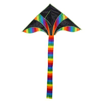 China Polyester 1.5m Colorful Flying Kite for wholesale, kites for adults easy to fly OEM Customized Logo Colour for sale