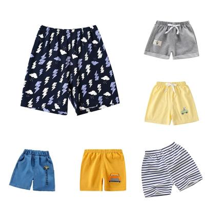 China Fade Proof Hot Sale Summer Fashion Kids Clothing Kids Boys Cargo All Over Print Cotton Casual Shorts for sale