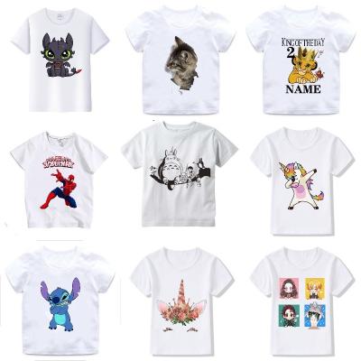 China New Fashion Golf Polo Anti-Shrink T-Shirt For 2-6 Years Old Boys Cartoon Pattern Kids Summer Tops Baby Polo Kids Shirts for sale