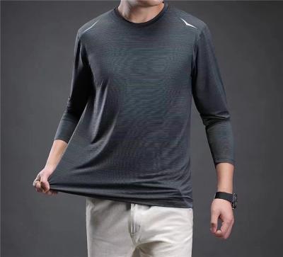 China Breathable High Quality Custom Cotton Long Sleeve T Shirt For Men for sale