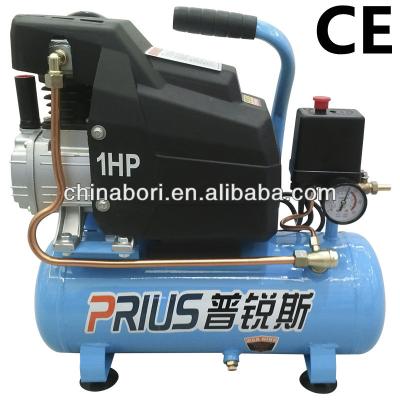 China Bori Cheap Lubricated 1HP 8 Liter Mini Direct Drive Air Compressor (ZA-0.12/8A) On Sale for sale