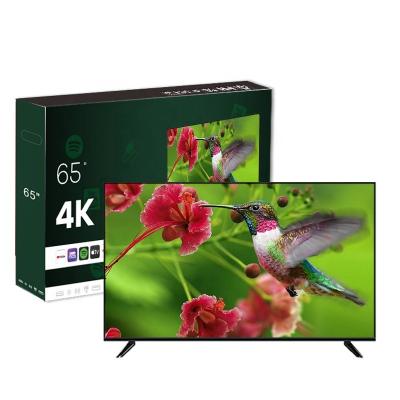 China 4K Ultra HD LED TV 65 inch Smart TV Hotel TV 65inch WebOS Google Android Smart Living Room TV for sale