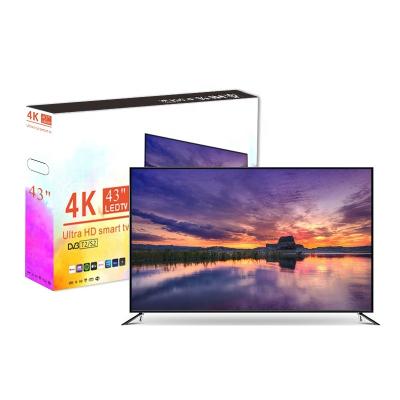 China Living Room Hotel TV OEM Motherboard Smart Television 43inch Ultra HD 4K LED TV 43 inch Android TV for sale