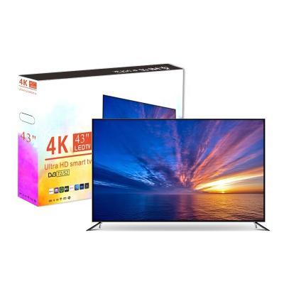 China 43 Inch 4K Ultra HD Flat Screen Hotel TV 43 Inch Smart LED TV Living Room Hotel TV 43 Inch Smart TV for sale