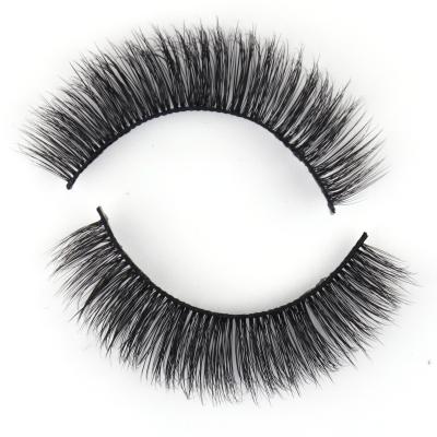 China 2021 New Fashion Cruelty Free Long Lasting Korean Fiber 3d Faux Mink Eyelashes for sale