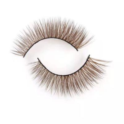 China 2021 newest styles long natural magnetic lashes private label 3d magnetic lashes wholesale brown for sale