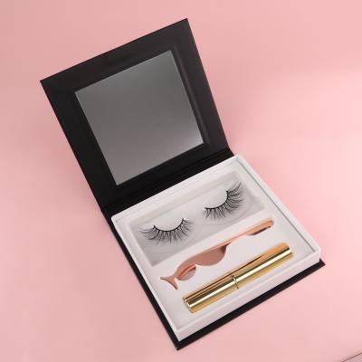 China BH90 5d False Mink Lashes Mixed Clear Strip Synthetic Eyelashes for sale