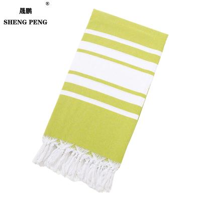 China Hypoallergenic China Shengpeng wholesale quality made Turkish beach towel for sale