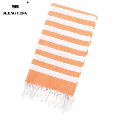 China Original Oversized Hypoallergenic Cotton Peshtemal Free Clearance Turkish Beach Towel For SPA for sale