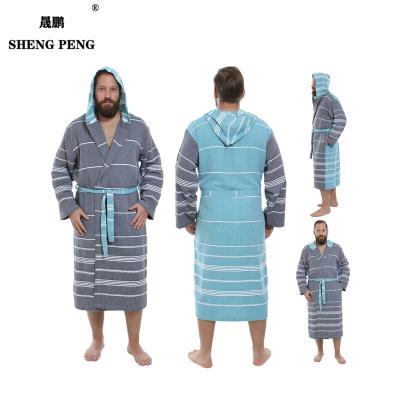 China Brand New Luxury High Quality QUICK DRY Sherpa Hotel Use 100% Cotton Accept Logo Turkish Bathrobe Customized for sale