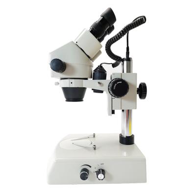 China Zoom Binocular Stereo Microscope Used Binocular Microscopes For Students With SZM45-B1 Lamp for sale