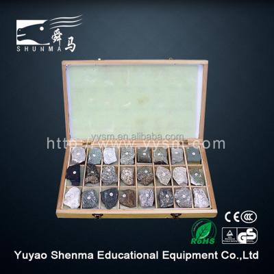 China Mineral Specimen for Teaching Customized 24 Kinds Rocks and Mineral Specimen for Education for sale