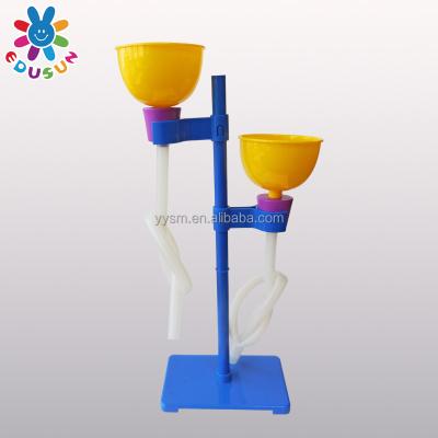 China Plastic Educational Primary Science Kits Tall Toy Stand With Adjustable Stand Clips And Funnels for sale