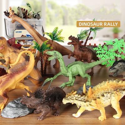 China Phthalate Free PVC Dinosaur Figure Toys Interactive Playset Prefect Gift For Boys And Girls for sale