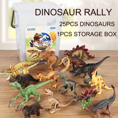 China Phthalate Free PVC Realistic Animal Figures Set For Toddler Dinosaur Plastic Toys With Gift For 3+ Year Boys Girls Kids for sale