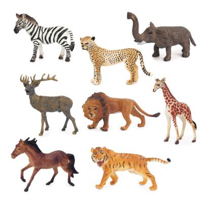 China Educative ; Interactive factory direct PVC toy forest high quality realistic plastic animal for sale