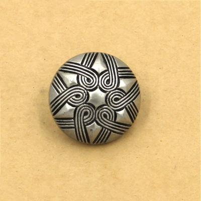 China Custom Dry Cleaning Garment Jeans Accessories Buttons Metal Gold Button Jeans Guangzhou Stud Button for sale