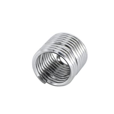 China Wire Thread Inserts M16 M4 Thread Insert Stainless Steel General 304 Type Locking Type Silver Set Repaired Insert Thread Ordinary Thread Insert for sale