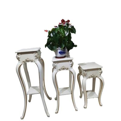 China Modern European Style Home Indoor Cafe Furniture Bedroom Stand Flower Table Decoration Side Table for sale