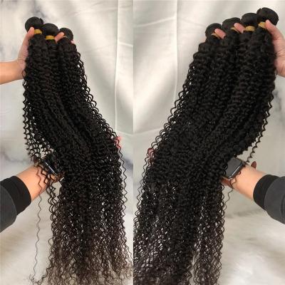 China Curly Virgin Indian Curly Cuticle Aligned Kinky Curly Extension Hair Wholesale Price Indian Hair Bundles for sale