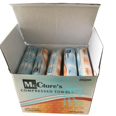 China Factory direct sale child safe towel and nonwovenwipes disposable nonwoven magic tablets for sale