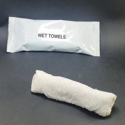 China Airline Wet Cleaning Cloth Alcohol Free Wet Towel Person Packed Biodegradable for sale