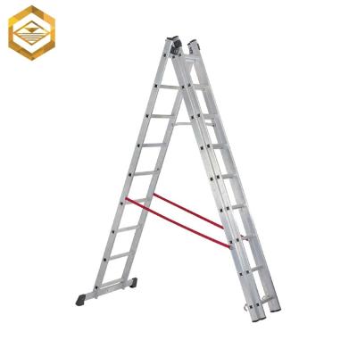 China Telescopic Ladders Triple Vertical Section Aluminum Fruit Ladder for sale