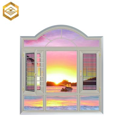 China Swing Low Price Home Arch Windows Design , Half Moon Casement Windows for sale