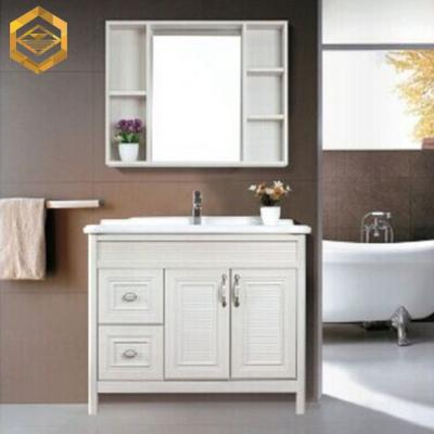 China CLASSIC All Aluminum Laundry Tub With Cabinet , Central Bathroom Cabinet Home Price for sale