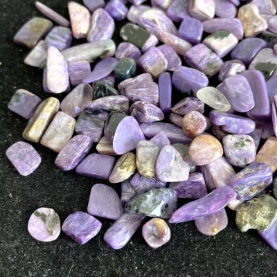 China Europe jialin jewelry natural reiki purple stone raw gemstone tumbled crystal stones for decoration for sale