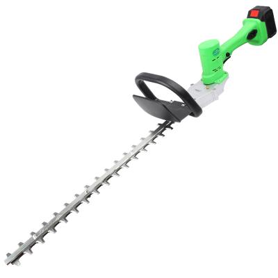 China Pruning Branches Multifunction Hedge Trimmer Machine 580mm Length Dual Blade Electric Power Blade Lithium Battery Cordless Hedge Trimmer for sale