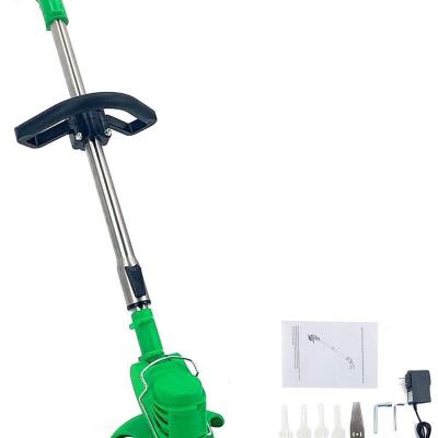 China Professional cordless portable brushless lithium trimmer grass trimmer machine garden blade electric grass cutter without loss of hand for sale